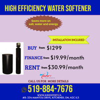 WATER SOFTENER HIGH  EFFICIENCY WATER SOFTENER  WATER SOFTENER