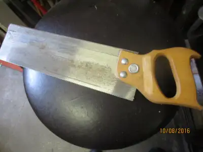 VINTAGE STANLEY WOOD HANDLE MITRE BOX HAND SAW TOOL $15, View more