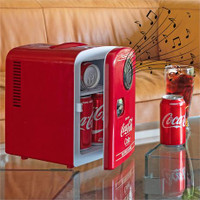 KOOLATRON RETRO MINI COOLER WITH BLUETOOTH SPEAKER