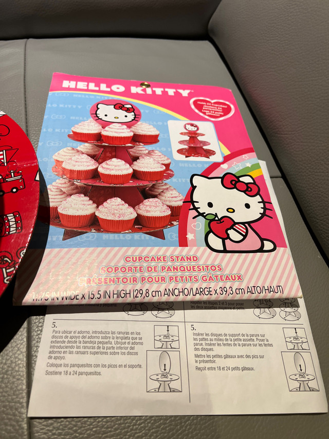 Hello kitty cupcake stand.  in Kitchen & Dining Wares in Gatineau - Image 3