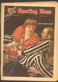 Sporting News Mar. 25, 1972 – Marc Tardif Canadiens cover