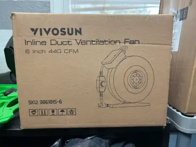 brand new in the box 6 inch fan  for duct, View more