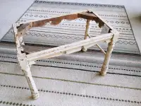 Old/vintage wooden coffee table frame