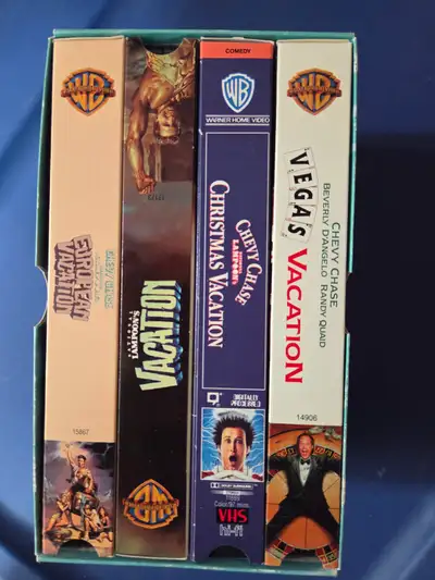 National Lampoon's Vacation Giftset containing four VHS tapes:, View more