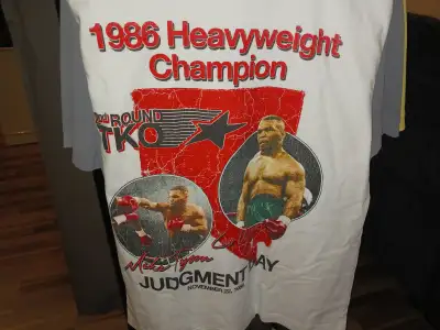 Brand new Mike Tyson Shirt Sizes available Large