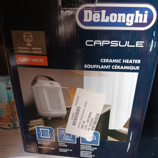 Compact ceramic heater De'Longhi  in Other in St. Catharines - Image 2