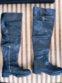 Geniun leather zara boots - 38
