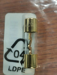 60A AGU Fuse Car Auto Audio Power Safety Protect Glass Tube Gold