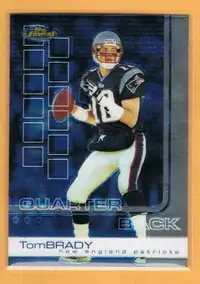 Tom Brady NFL Card Collection for sale (two cards)