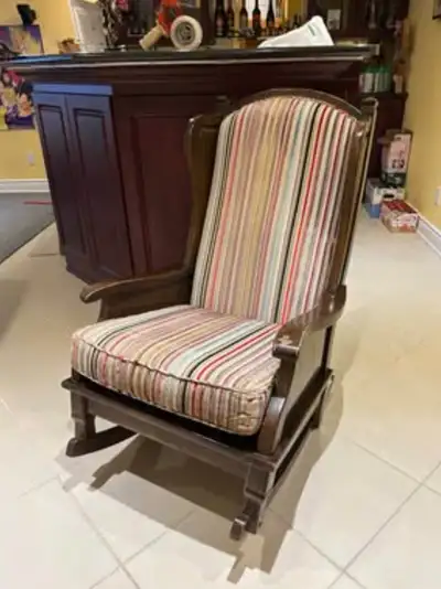 Vintage Solid Wood Rocking Chair - Bassett Furniture Industries, View more