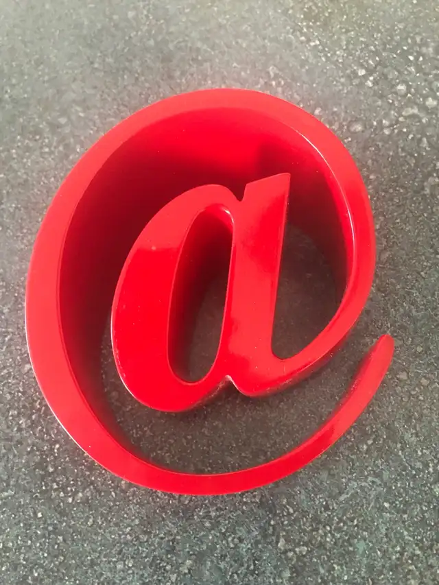 Paper weight - @ Sign