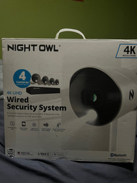 Night Owl 8 Channel Digital Video Recorder with 4 Wired 4K UHD