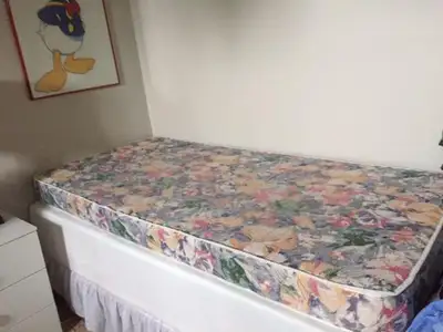 6 in Firm Foam Single mattress Size 37" x 79" x 6" w cover sheet, View more