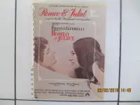 Paramount Pictures Romeo & Juliet Wedding Program Book Cir1968