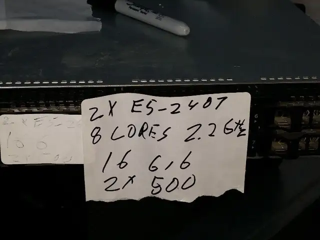 dell poweredge r420 2 x e5-2407 15 gig 2 x 500g hundreds servers in Other in City of Montréal - Image 2