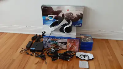 Ensemble VR1 pour PS4 + manettes + 14 jeux, View more