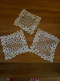Crochet doilies (hand made) 