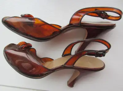 Vintage Clear Plastic Slingbacks ***PENDING***, View more