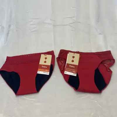 2 BRAND NEW Thinx Period Panties Women’s XS, View more