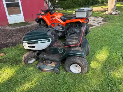 Mastercraft riding lawnmower, View more