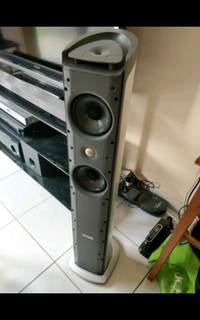 Polk Audio RM40T Tower Speakers (2) 175Watts x2 = 350 Watts 