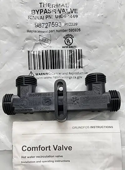 Brand New Original Grundfos Thermal Bypass Comfort Valve 595926, View more