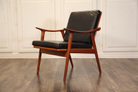 Fredrik Kayser teak lounge chair 