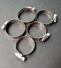 New Adjustable Plumbing/Auto Stainless Steel Hose Clamps $5 & up