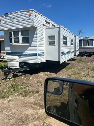 reasonable offer excepted all must go selling property !! From 10’ rare models to park models , flat...