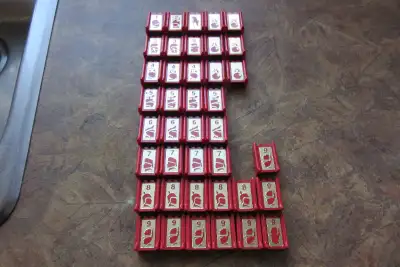 Stratego 1986 Replacement Red Army Only 40 pieces Complete, View more