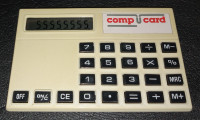 Vintage, (1982), Compucard Pocket Calculator