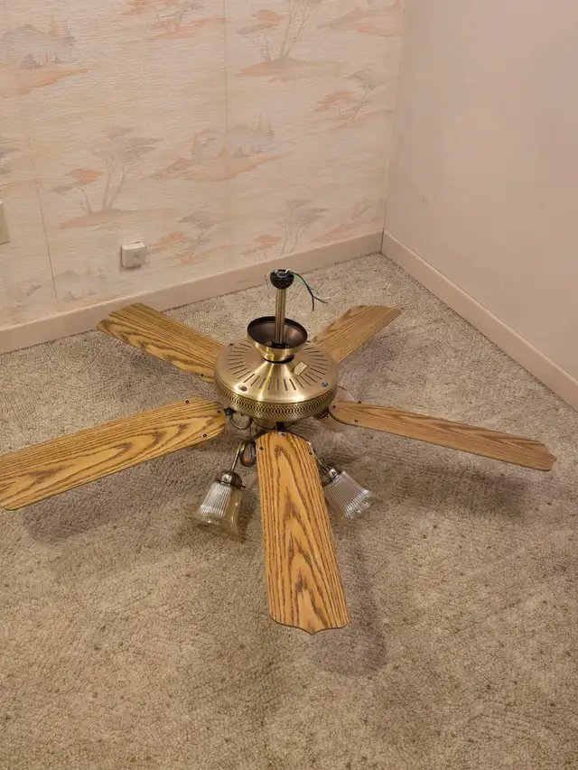 Ceiling fan with lights / Ventilateur de plafond avec lumières in Indoor Lighting & Fans in West Island - Image 3