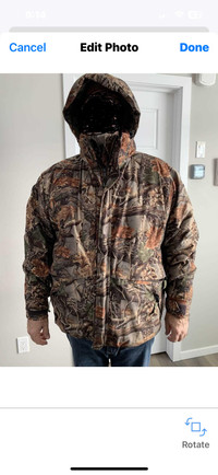 Cabelas Whitetail 3 in 1 Scent- Lok Jacket - XL