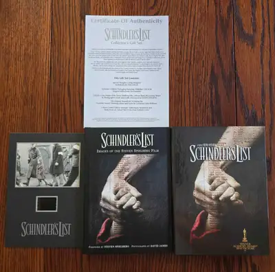 Schindler's List DVD Collector's Gift Set. Opened but never watched. Perfect condition. This is a sp...