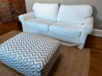 Elte sofa and footstool