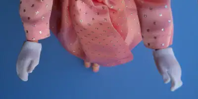 Vintage 1960s Barbie SHORT WHITE GLOVES, By: Mattel, View more