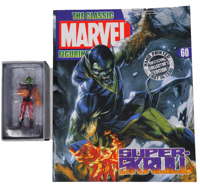 Eaglemoss DC Comics Super-Skrull Action Figure w Magazine in Arts & Collectibles in St. Albert