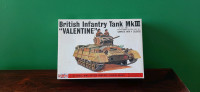 Modèle à coller Vintage Bandai military tank model kit
