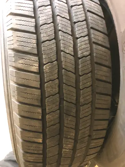 Set of 245 65 17 Michelin defender all season tires. Tires were used lightly a few seasons and still...