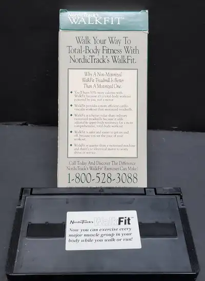 NordicTrack Walkfit Treadmill VHS Videotape & Promotional Insert, View more