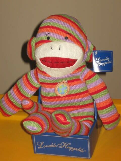 Laugh & Learn Musical Learning Chair & Huggable Sock MonkEY in Toys & Games in Oshawa / Durham Region - Image 2