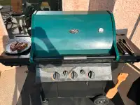 Natural gas barbecue