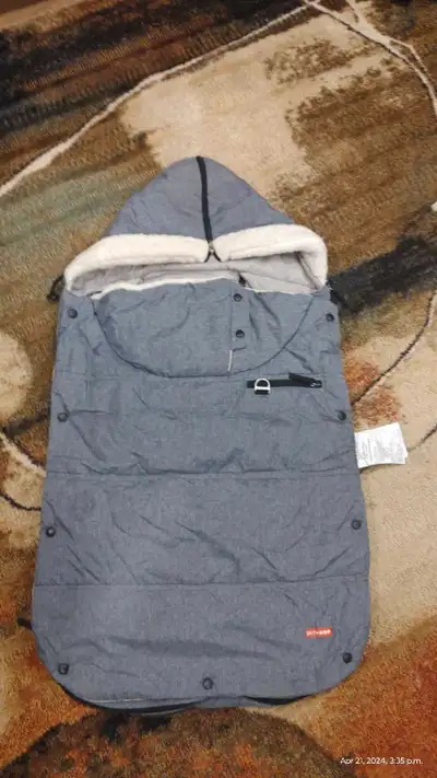 In very good condition used with one baby. Doubled removable layer . Excellent quality item