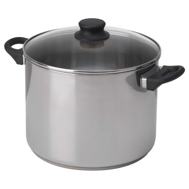 IKEA ANNONS Stainless Pot With Lid 5 L (5.3 Qt) 203.668.09 in Kitchen & Dining Wares in City of Halifax