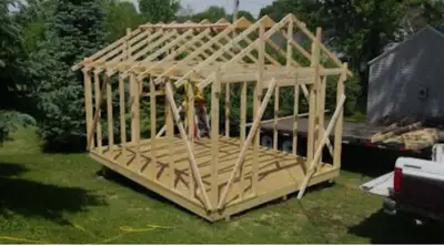 We are looking for 1 or 2 persons to help with building sheds. Located near taber. Call or text 4038...