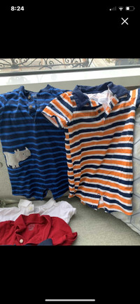  Boys, preppy baby shirts, cotton European