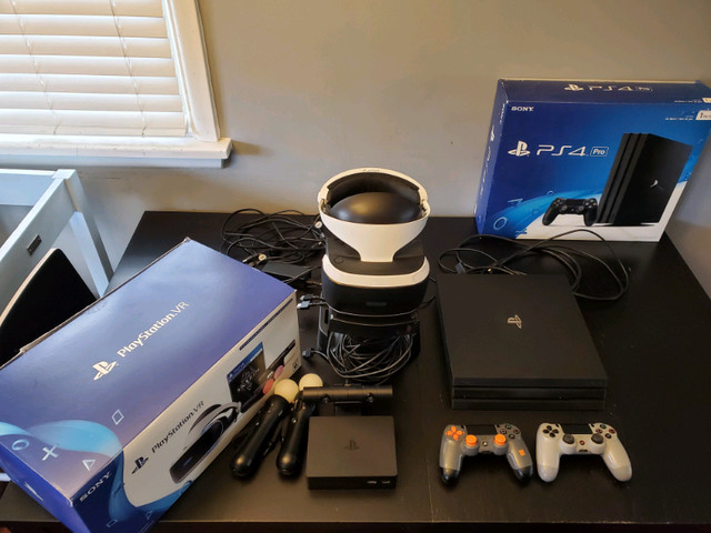 2tb PS4 Pro + PSVR with controllers | Sony Playstation 4