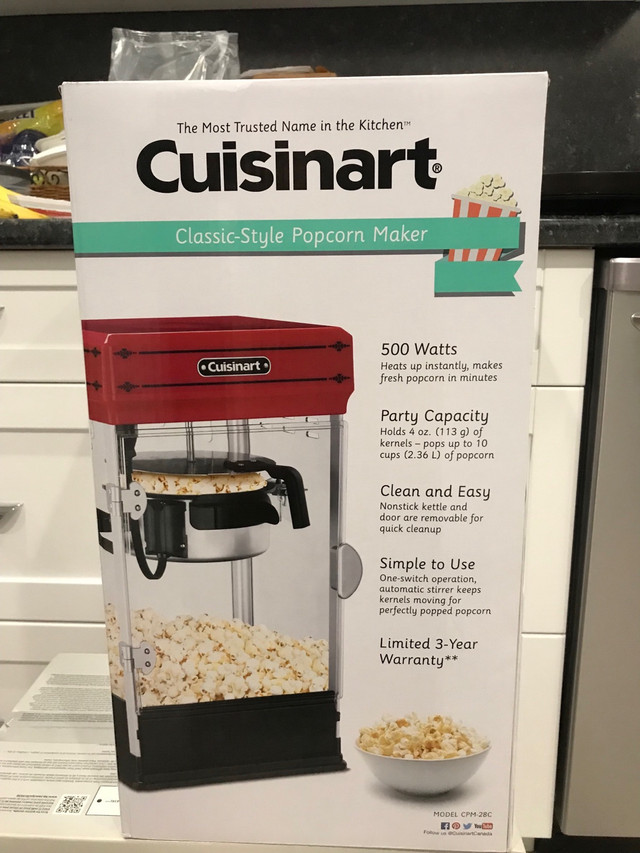 Cuisinart kettle outlet style popcorn maker