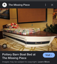 Pottery Barn Boat Bed - Free