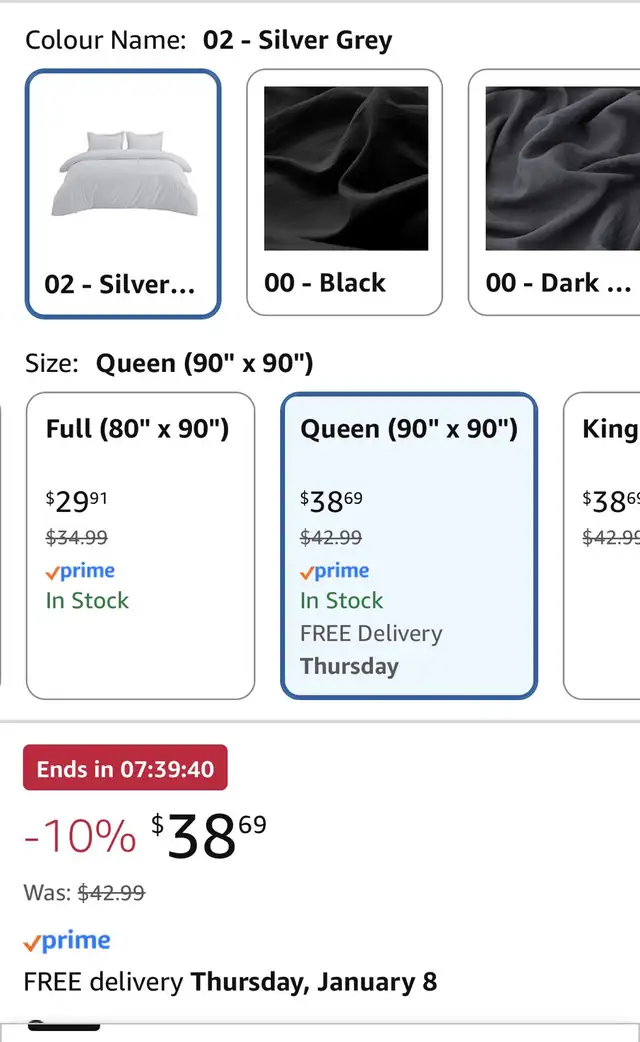 Bedsure Queen Duvet Cover in Bedding in Oakville / Halton Region - Image 6